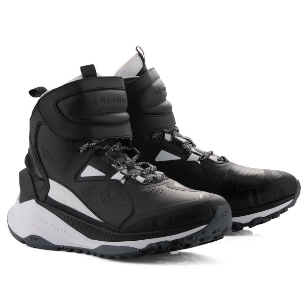 Motorcycle Shoes Alpinestars Speedstreet Black White