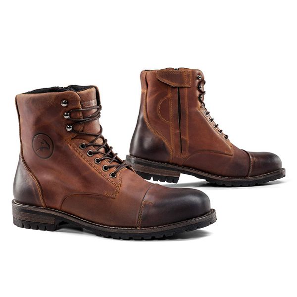 Motorcycle Shoes Falco Gordon Brown