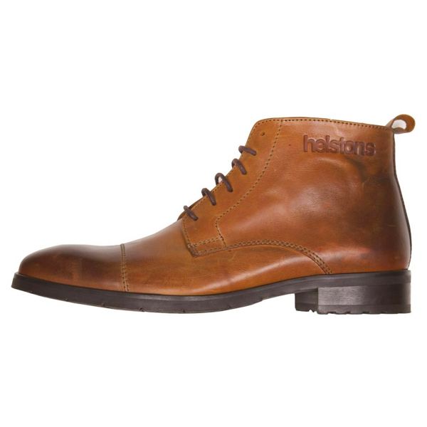 Motorcycle Shoes Helstons Heritage Cuir CE Camel