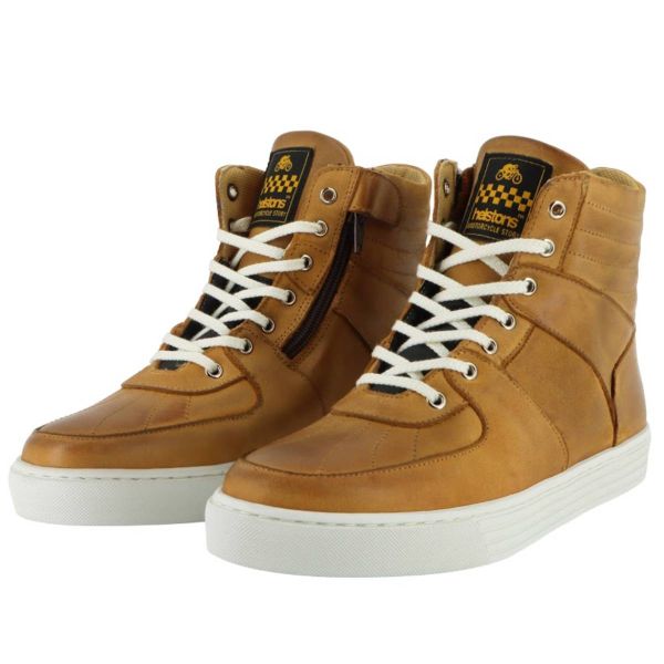 Motorcycle Shoes Helstons Run Beige