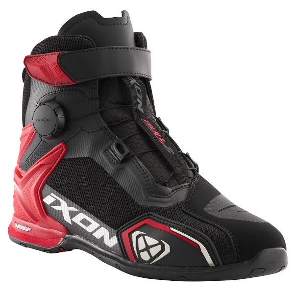 Motorcycle Shoes Ixon Bull 2 Air Black White Red Motorcycle Shoes Ixon Bull 2 Air Black White Red