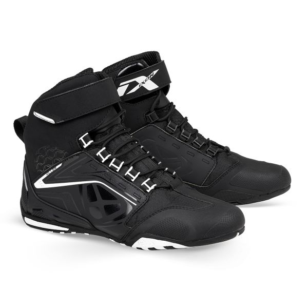 Motorcycle Shoes Ixon Killer WP Black White Motorcycle Shoes Ixon Killer WP Black White