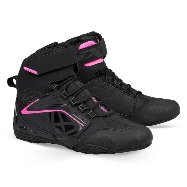 Motorcycle Shoes Ixon Killer WP Lady Black Fushia Motorcycle Shoes Ixon Killer WP Lady Black Fushia