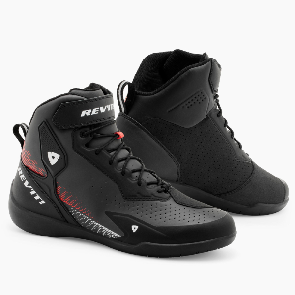 Motorcycle Shoes REV'IT G-Force 2 Black Neon Red