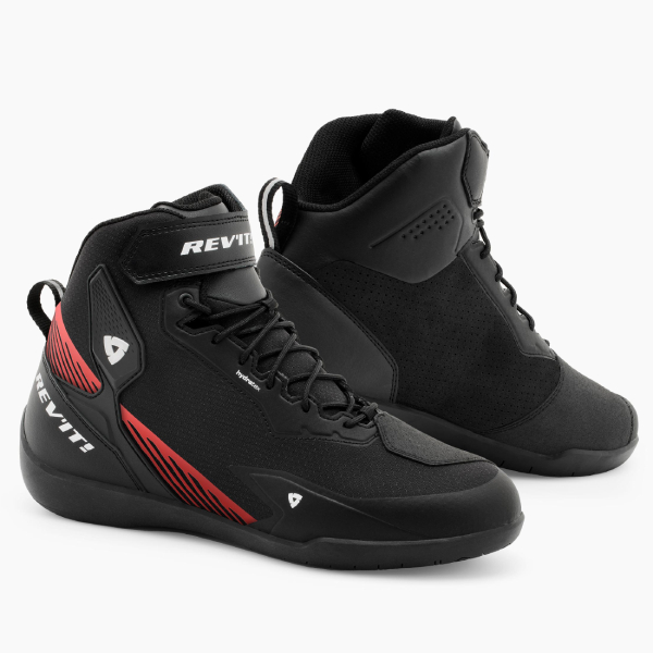 Motorcycle Shoes REV'IT G-Force 2 H2O Black Neon Red
