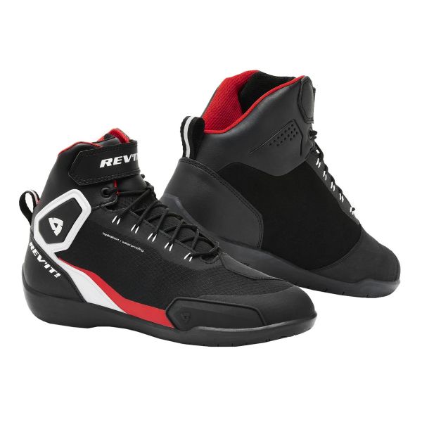 Motorcycle Shoes REV'IT G Force H2O Black Neon Red Motorcycle Shoes REV'IT G Force H2O Black Neon Red