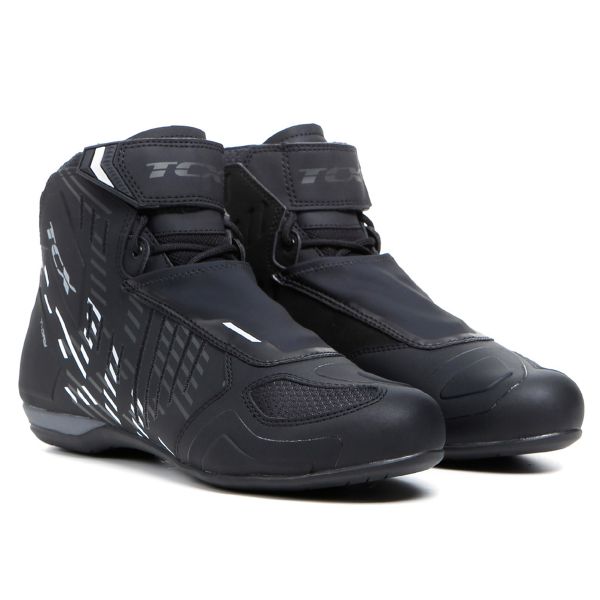 Motorcycle Shoes TCX R04D WP Black White