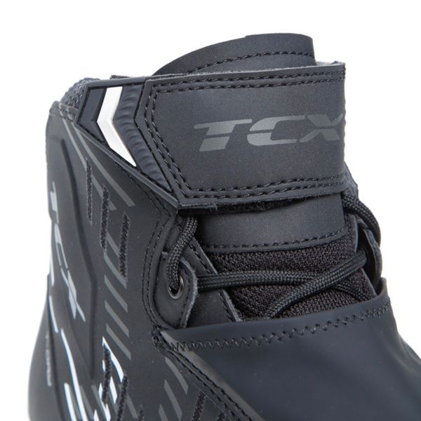 Motocycle shoes TCX R04D WP Black White in stock | iCasque.co.uk