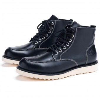 Motorcycle Shoes Ride & Sons Desert Moc Mid Boot Black Motorcycle Shoes Ride & Sons Desert Moc Mid Boot Black