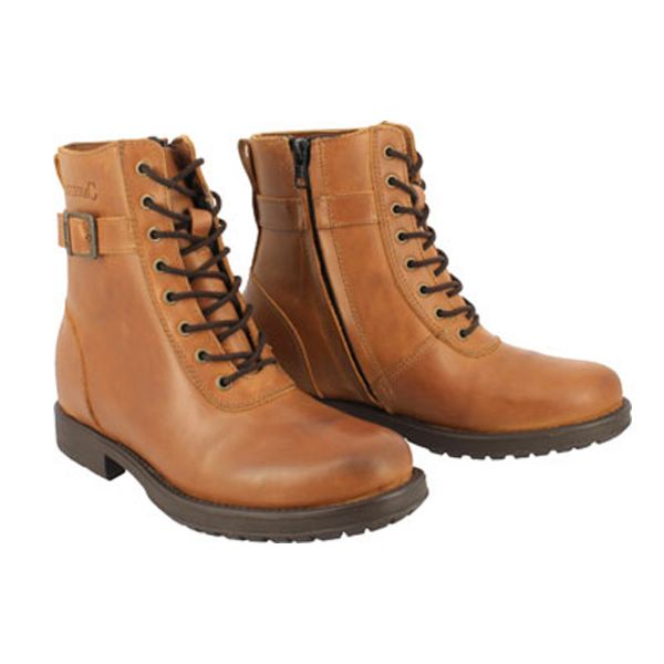 Motorcycle Shoes Soubirac Jane II Lady Camel