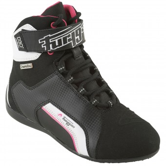 Motorcycle Shoes Furygan Jet Lady D3O Sympatex Black Pink Motorcycle Shoes Furygan Jet Lady D3O Sympatex Black Pink