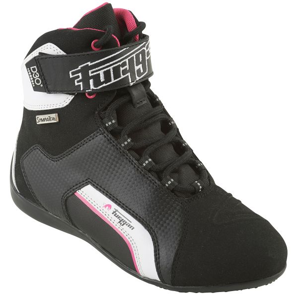 Motorcycle Shoes Furygan Jet Lady D3O Sympatex Black Pink