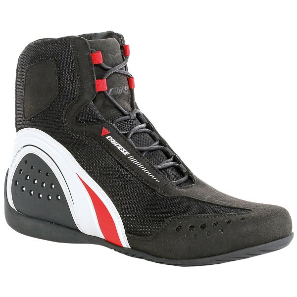 Motorcycle Shoes Dainese Motorshoe Air Lady Black White Red