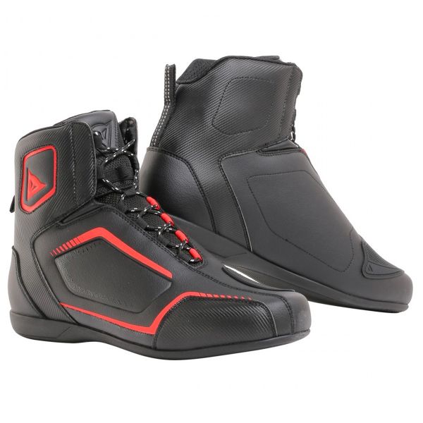 Motorcycle Shoes Dainese Raptors Black Fluo Red