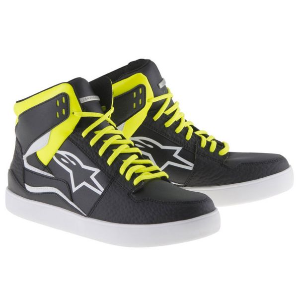 Motorcycle Trainers Alpinestars Stadium Black Yellow Fluo Red