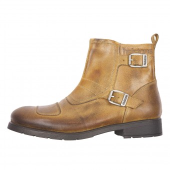 Motorcycle Shoes Helstons Trail Leather Split Beige
