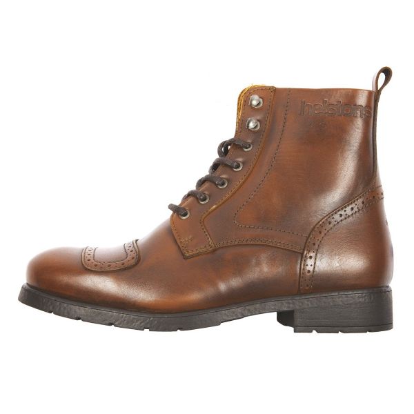 Motorcycle Shoes Helstons Travel Leather Tan