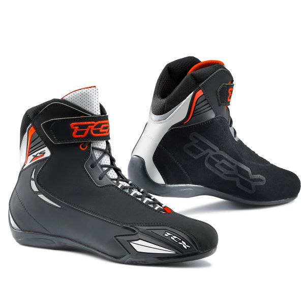 Motorcycle Shoes TCX X-Square Sport Black White