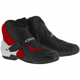 Mid-Boots Alpinestars SMX-1 R Black White Red Mid-Boots Alpinestars SMX-1 R Black White Red
