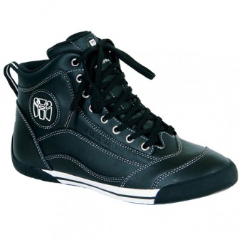 Motorcycle Shoes Bering Pop Black Motorcycle Shoes Bering Pop Black