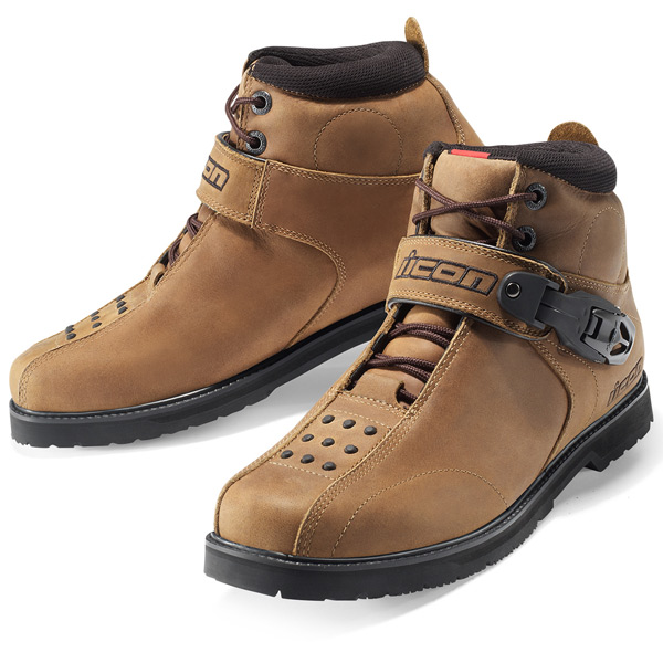 Motorcycle Shoes ICON Superduty 4 Brown
