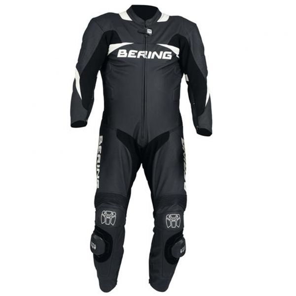 Leather Motorcycle Suits Bering Iro Black