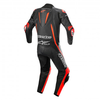 Alpinestars Fusion Suit 1PC Black Red Fluo