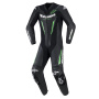 Leather Motorcycle Suits Alpinestars GP Force V2 Leather Suit 1PC Black Green