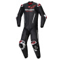 Leather Motorcycle Suits Alpinestars GP-R7 1PC Black White Red Fluo