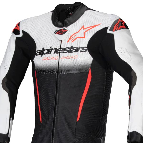 Alpinestars GP-R7 1PC White Black Red Fluo