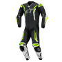 Leather Motorcycle Suits Alpinestars GP Tech V5 1 PC Leather Suit Black White Yellow Fluo