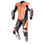 Leather Motorcycle Suits Alpinestars Racing Absolute V2 1PC Red Fluo White Black