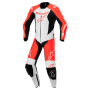 Leather Motorcycle Suits Alpinestars Youth GP Plus V2 1PC Red Fluo White Black