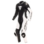Leather Motorcycle Suits Dainese Demon Sprint 1PC Leather Black White White