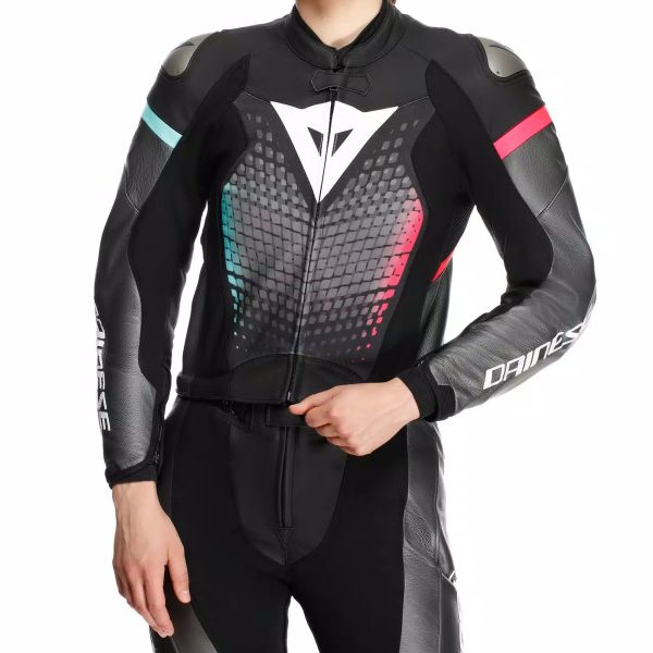 Dainese Fulminea 2PCS Leather Black Anthracite White