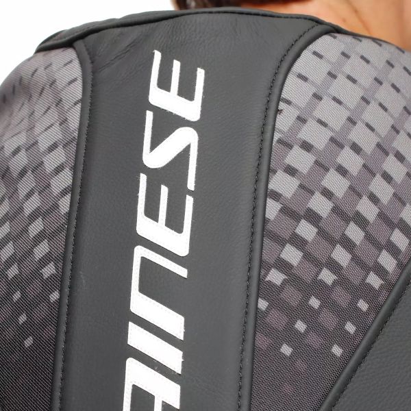 Dainese Laguna Seca 6 Perf 1PC Leather Black White Anthracite