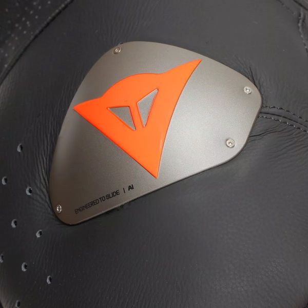 Dainese Laguna Seca 6 Perf 1PC Leather Black White Red Fluo