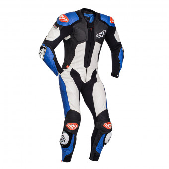 Leather Motorcycle Suits Ixon Vendetta Evo Black White Blue