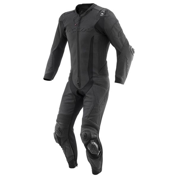 Leather Motorcycle Suits Ixon Vortex 3 Black Black Leather Motorcycle Suits Ixon Vortex 3 Black Black