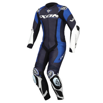 Leather Motorcycle Suits Ixon Vortex 3 Blue White
