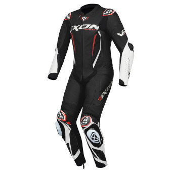 Leather Motorcycle Suits Ixon Vortex 3 Junior Black White