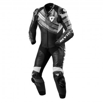 Leather Motorcycle Suits REV'IT Apex Black White