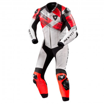 Leather Motorcycle Suits REV'IT Apex White Black