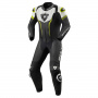 Leather Motorcycle Suits REV'IT Argon Black Yellow Neon