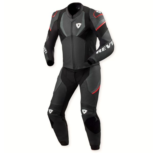 Leather Motorcycle Suits REV'IT Beta 2 Black Anthracite