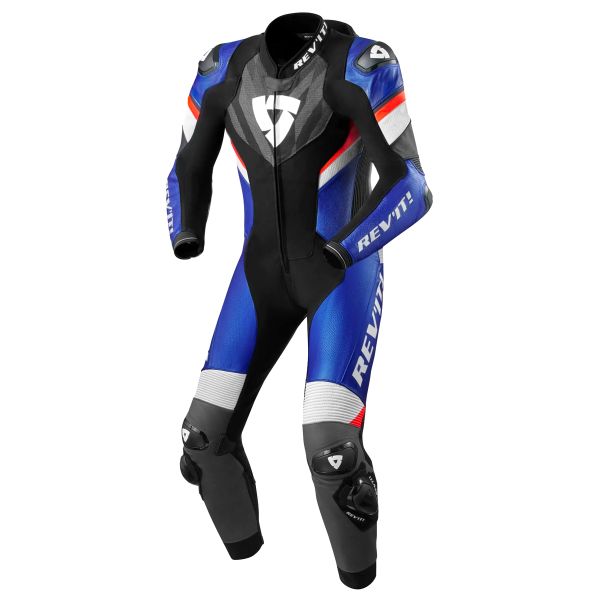Leather Motorcycle Suits REV'IT Hyperspeed 2 Black Blue
