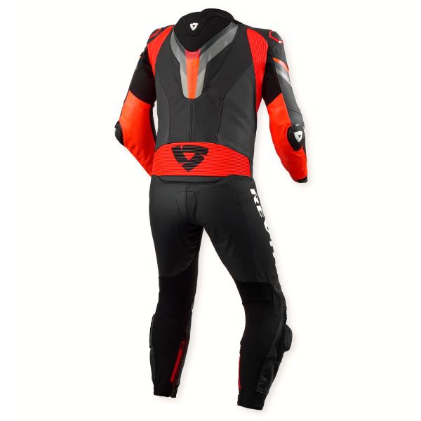 REV'IT One Piece Quantum 3 Anthracite Neon Red