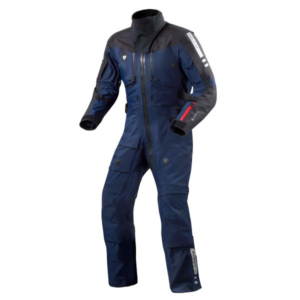 Leather Motorcycle Suits REV'IT Paramount GTX Short Dark Blue Leather Motorcycle Suits REV'IT Paramount GTX Short Dark Blue