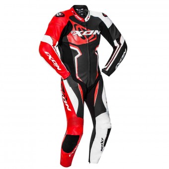 Leather Motorcycle Suits Ixon Falcon Black White Red