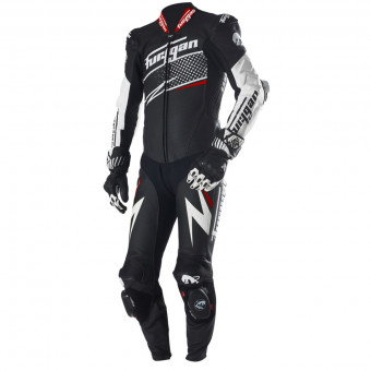 Furygan Full Ride Black White Red